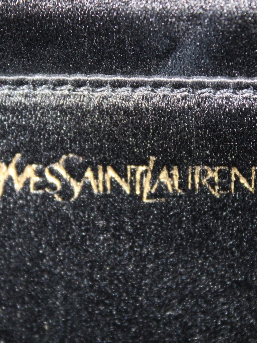 Saint Laurent Patent Belle De Jour Clutch Handbag Interlocking YSL Monogram Logo - Picture 10 of 13